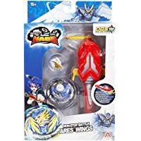 INFINITY NADO – TOUPIE con Lanzador Ares Wings – Peonza Nado Non Stop con Lanzador magnético y Anillo de Metal Infinity…